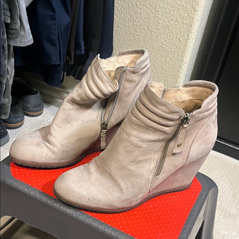 Elegant Taupe Ankle Booties for Women